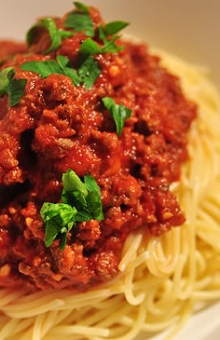 spaghetti Bolognaise